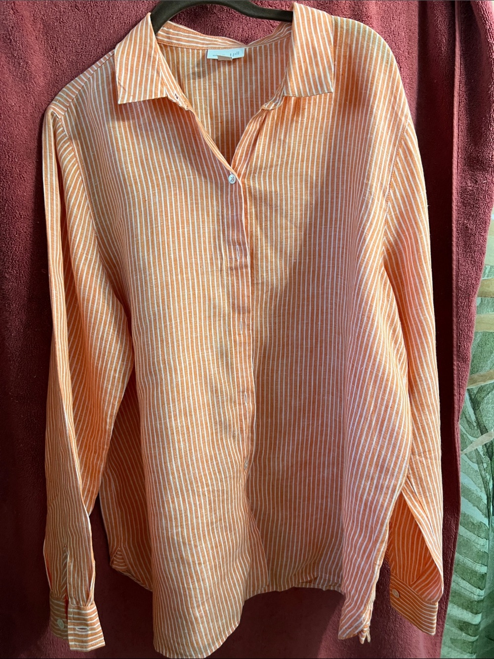 J Jill Linen Button Up Shirt - Picture 2 of 8